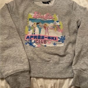 Barbie Après-Ski Club Gray Sweatshirt for Kids
